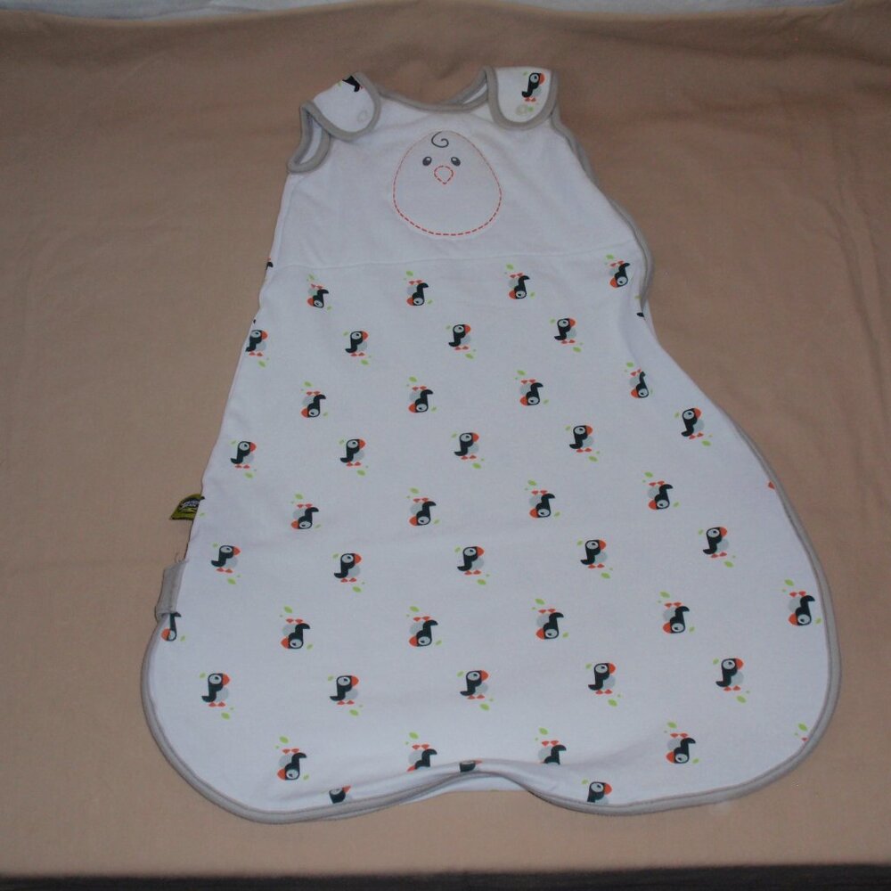 Nested Bean Toucans Sleep Sack Zip Up Cotton Sleeveless